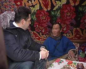 Николай Винниченко в чуме с коренными жителями ЯНАО|Фото:УОТК "Ермак"