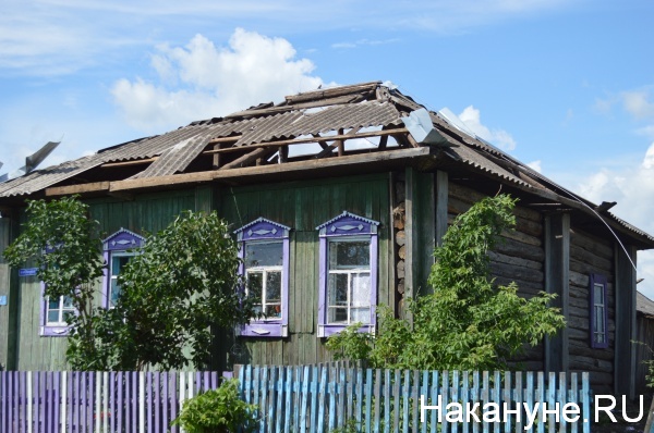 Малое Песьяново, ураган, последствия, Зауралье|Фото:Накануне.RU