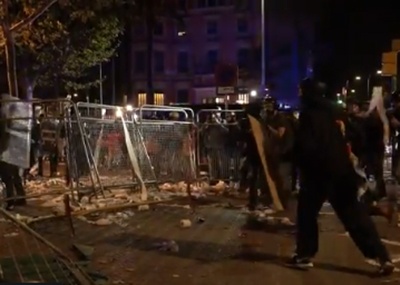 беспорядки Барселона Каталония Испания полиция столкновения акция протеста|Фото:apnews.com