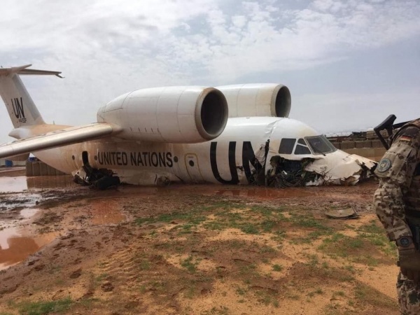 Ан-74 авиакомпании Utair миссии ООН в Мали.|Фото: twitter.com/AfricaAirlines